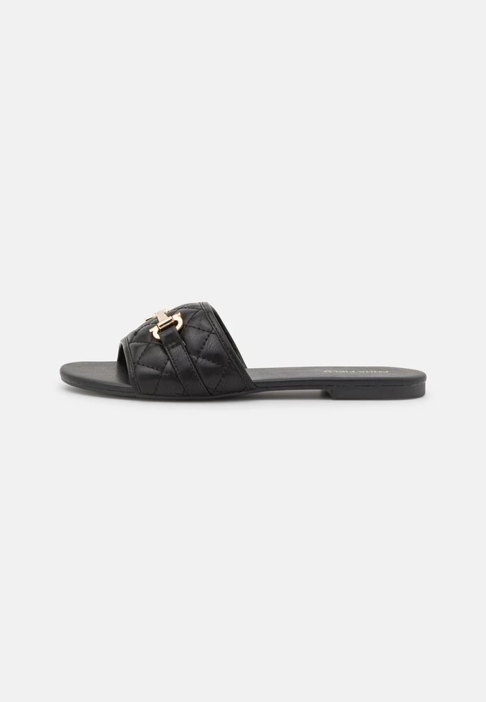 Chausson ANNA FIELD Anna Field Mules Noir Femme | NUG-1224712